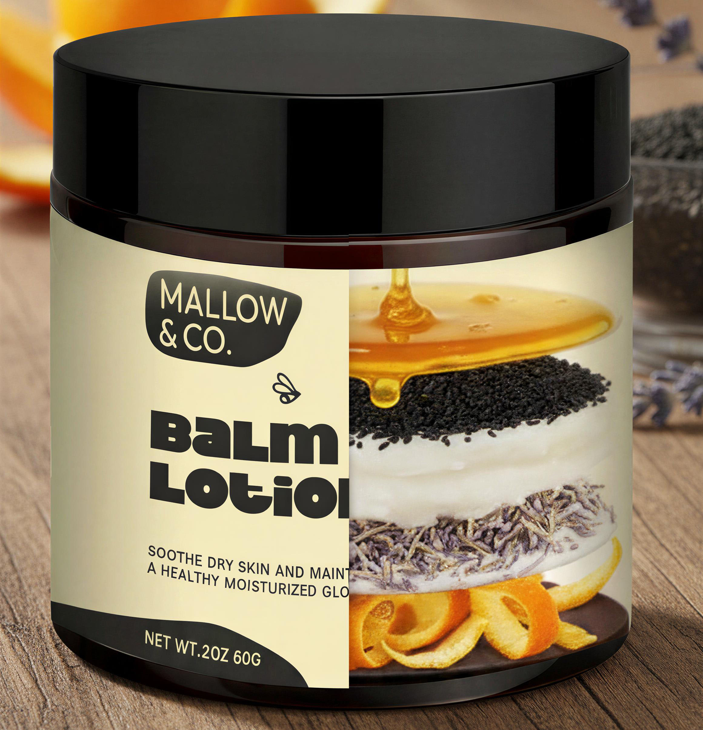 Natural ingredients: olive oil, honey, citrus, beef tallow